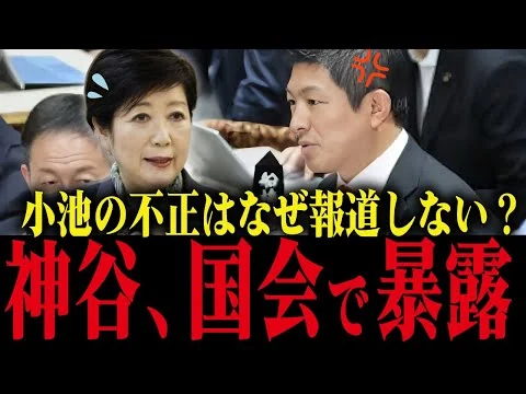 画像 神谷宗幣が小池の悪事を国会で暴露！【さとうさおり】