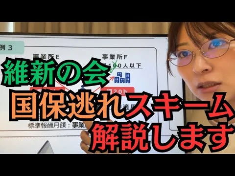 画像 維新の会の問題となった「国保逃れ」とは何なのか。スキームを解説します。