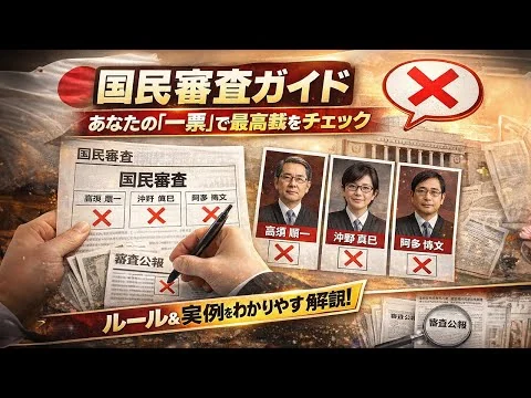画像 【衆院選】夫婦別姓・一票の格差はどうなる？最高裁判官を「クビ」にする唯一のチャンスを無駄にするな！