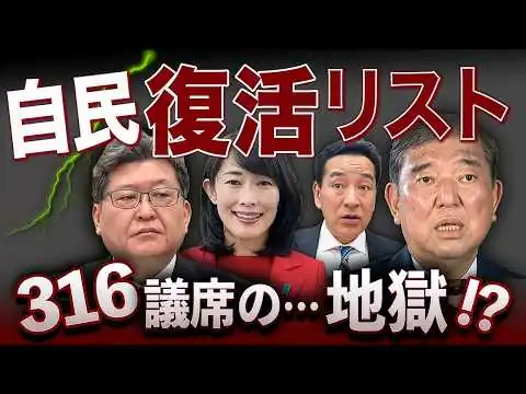 画像 316議席の地獄🔥アンチ高市も裏金もゾンビ復活😱勝ちすぎて「ゴミ箱」化した自民党の末路