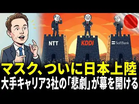 画像 「30年に及ぶ通信独占の終焉」イーロン・マスクの衛星一撃で、数兆円規模の基地局が『鉄くず』と化した戦慄の理由