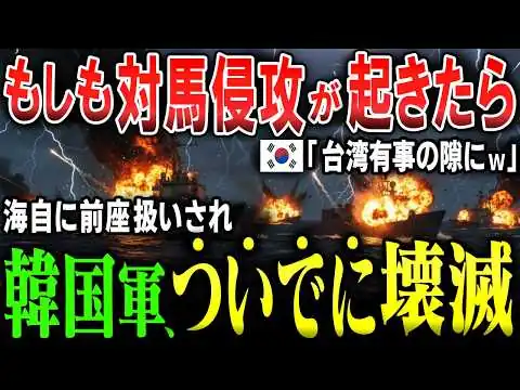 画像 【格の違い】台湾有事の隙に韓国軍が対馬侵攻「日本は二正面作戦できないｗ」→海自「お前たちの相手は3時間で終わらせる」12式ミサイル着弾→韓国軍をついでに壊滅【AIシミュレーション】