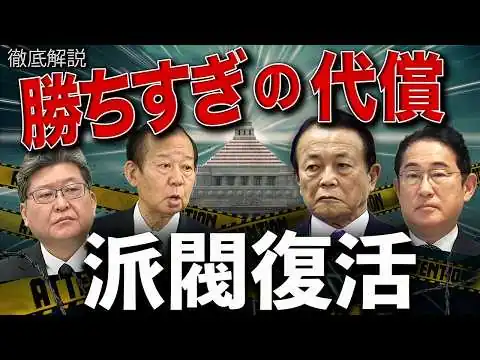 画像 派閥復活…勝ちすぎの代償〜自民党内に漂う万能感