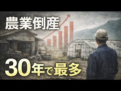 画像 【日本農業新聞】農業倒産30年で最多 小規模経営に何が起きているのか