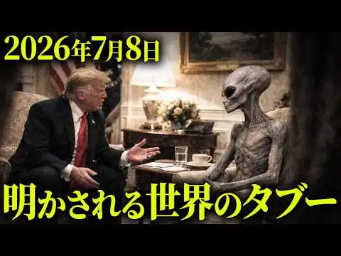 画像  世界の常識が覆る日。トランプが明かす宇宙人との交流記録とは？【 都市伝説 】
