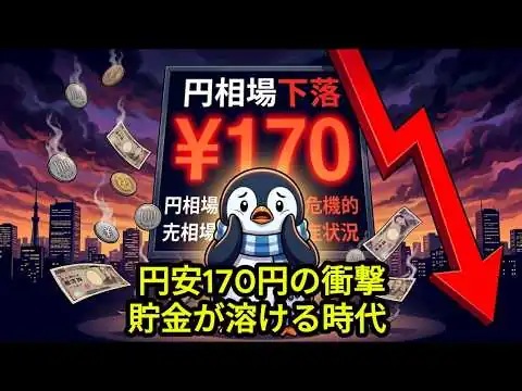 画像 【円安170円】あなたの貯金が静かに消えている。知らないと損する「インフレタックス」の正体