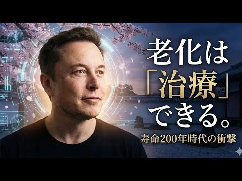 画像 イーロン・マスクが語る「老化は書き換え可能なプログラム」200歳まで生きる時代の真実