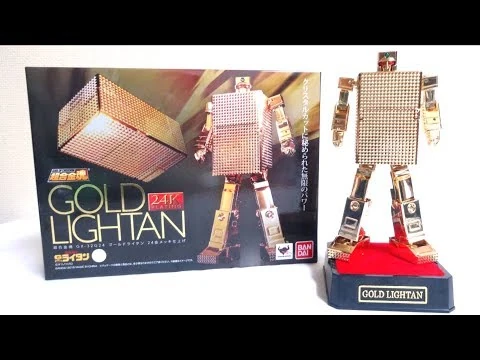 画像 【ゴールドライタン】純金の輝き！超合金魂 GX-32R ゴールドライタン 24金メッキ仕上げ ヲタファの変形レビュー / SOC Gold Lightan GX-32R