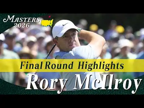 画像 【ロリー・マキロイ ハイライト】マキロイが混戦を制し、24年ぶり史上4人目の連覇達成!!【マスターズ2026 大会最終日】