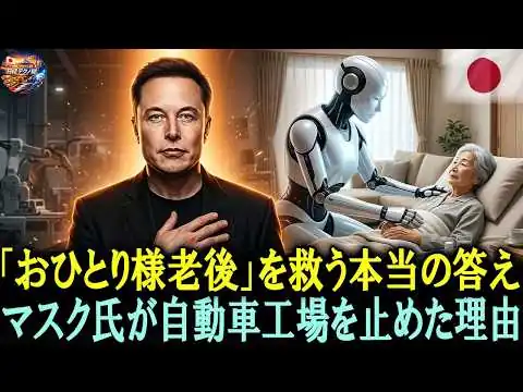 画像 【衝撃】老後対策の正解は「老人ホーム」ではなく『コレ』！マスク氏が自動車工場を止めた理由がここにある