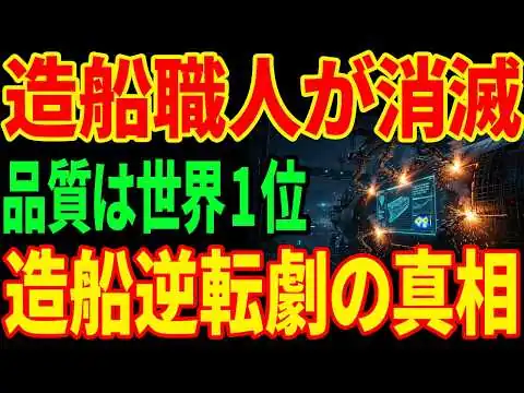 画像 【世界唯一】職人が消えた造船所で"溶接精度"だけが上がり続ける...世界が注目した理由とは