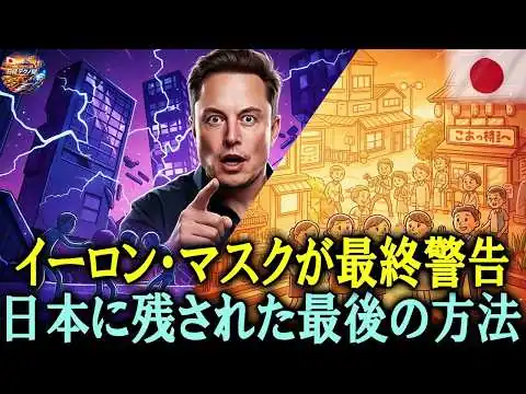 画像 【日本に最終警告】イーロン・マスクが見た“老後崩壊”の現実――アメリカ型では救えない、日本版CCRCだけが最後の活路なのか