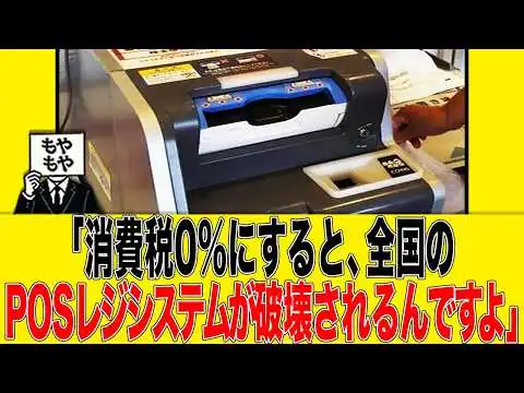 画像 消費税0%が全国のPOSレジシステムを破壊するんですよ