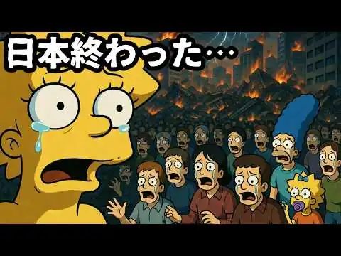 画像 【衝撃】シンプソンズが予言したアメリカ崩壊が始まった。次に沈むのは日本だ
