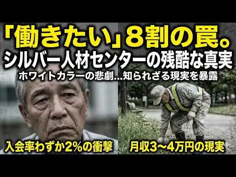 画像 「働きたい」8割なのに入会率2％…🌱シルバー人材センターの知られざる現実