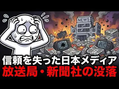 画像 信頼を失った日本メディアに背を向けた　放送局、新聞社の没落