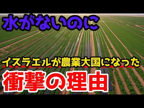 画像 水がほぼ無い国が、なぜ農業大国になれたのか？イスラエルの異常な技術