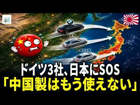 画像 「中国製はもう使えない」—ドイツ自動車ビッグ3が日本にSOSを出した衝撃の理由