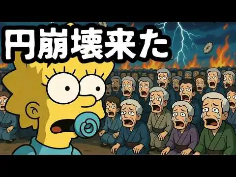 画像 【見ないと後悔】金と銀を今すぐ買え。シンプソンズが25年前に描いた円崩壊シナリオが動き出した。