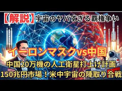 画像 【衝撃】イーロン・マスクVS中国！宇宙のヤバすぎる覇権争い