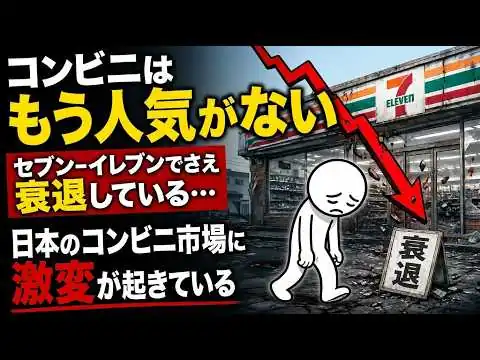 画像 コンビニエンスストアはもはや消費者に人気がない。あの伝説的なセブン-イレブンでさえも衰退している…。日本のコンビニエンスストア市場に大きな激変が起きている。