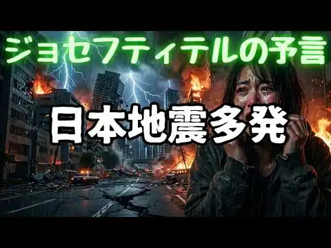 画像 【ジョセフ・ティテルの予言】⚠️【ヤバすぎ】大地震・津波・火山噴火…2025年に重なりすぎる"終末の予言"⚠️サイキック予言