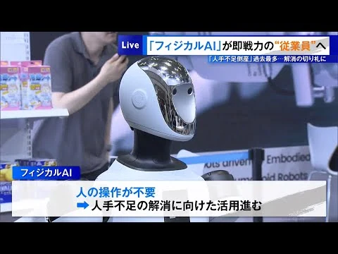 画像 自ら行動するロボットが即戦力の“従業員”へ　「人手不足倒産」過去最多…解消の切り札に