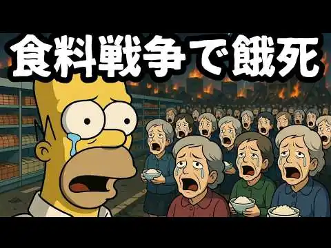 画像 【ヤバすぎる】シンプソンズが予言した食料危機が日本を直撃する。もう止められない