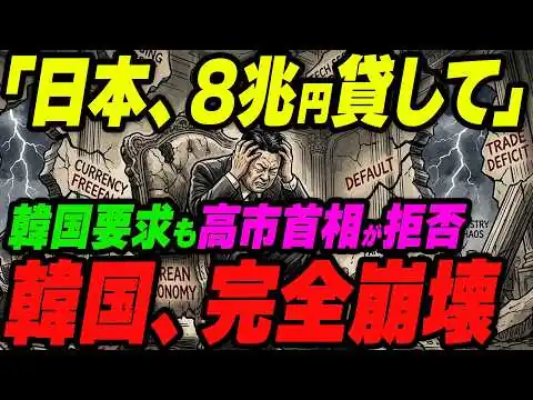 画像 「日本、8兆円貸して！」韓国が要望も日韓通貨スワップは11月で終了へ！ウォン暴落により経済完全崩壊