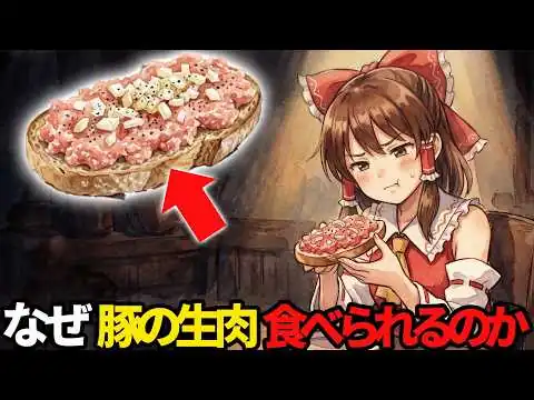 画像 なぜドイツでは「豚肉を生で食べる」のが当たり前なのか？【ゆっくり解説】