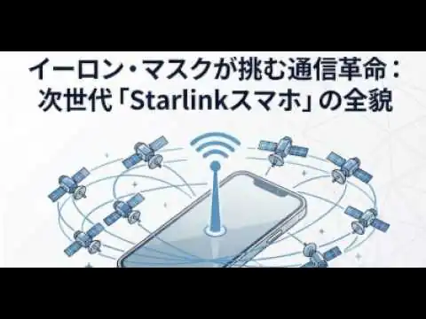画像 【速報】イーロン・マスクが「Starlinkスマホ」を開発中！？衛星直結で世界中どこでも繋がる＆AI特化の次世代端末とは