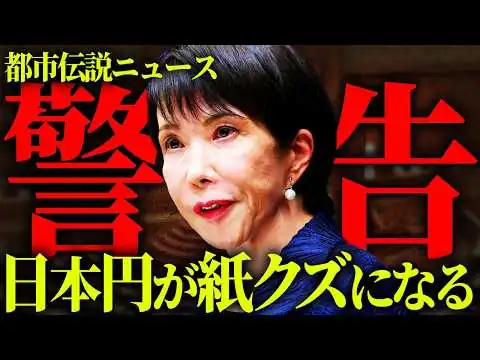 画像 日本への最終警告。日本経済崩壊の前兆【 都市伝説 】