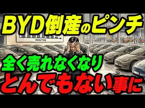 画像 BYDが倒産のピンチ！全く売れなくなりとんでもない事態に