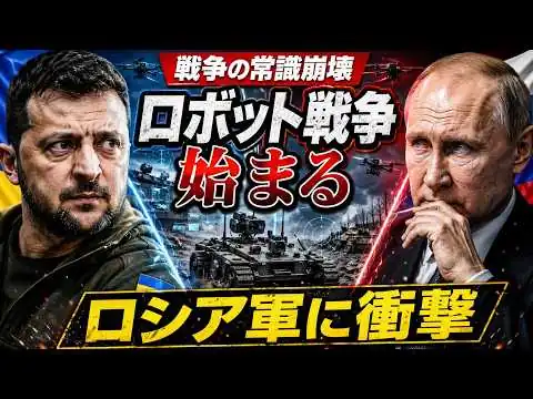 画像 ウクライナ軍ロボットがロシア陣地を制圧…戦争の常識が崩れた