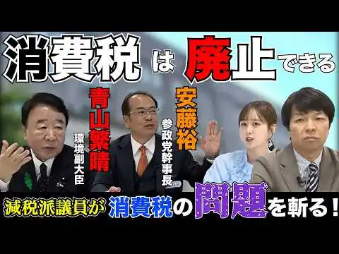 画像 できない本当の理由は？減税派議員が消費税の問題を斬る！【正義のミカタチャンネル】