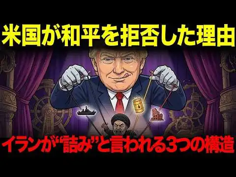 画像 トランプがイラン和平を拒否した理由。イランが“詰み”と言われる3つの構造