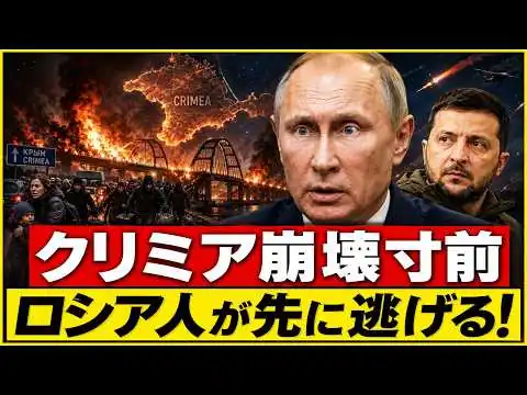 画像 【緊急】クリミア崩壊寸前…ロシア人が先に逃げ始めた衝撃の理由