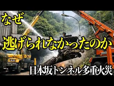画像 【日本坂トンネル火災事故】173台の車が3日間燃え続ける大惨事【元消防士が解説】