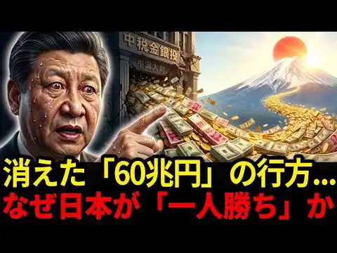 画像 中国の自滅で60兆円が消滅…！習近平の致命的誤算が日本の大チャンスとなり、世界のマネーが日本へ大移動する衝撃の事実