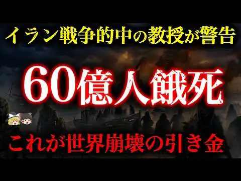 画像 【人類の残酷な末路】予測連続的中の教授が震撼した破滅の前兆...世界はこうして崩壊する！3200年前の悲劇が再来【都市伝説】【ゆっくり解説】