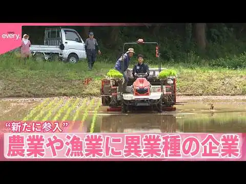 画像 【異業種企業】コメ作りに“新たに参入”…ナゼ 漁業への参入も…漁師側もメリット