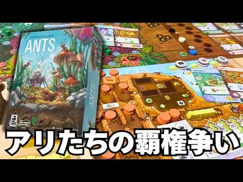 画像 【ANTS アンツ】アリを育てて探索に派遣して覇権争いする中重量級ボドゲ【ボードゲーム】