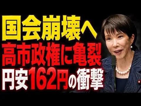 画像 【国会崩壊】円安162円の裏で高市政権が大迷走…60日ルール発動なら民主主義は終わるのか