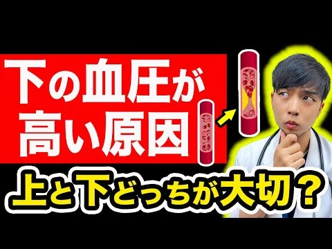画像 【注意】「下の血圧」が高いと危険です。○歳までは『下』の血圧を意識して。【現役医師が基準を解決】