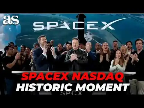 画像 SpaceXのIPO ― ナスダックの鐘を鳴らす前にイーロン・マスクが行った感動的なスピーチは歴史的
