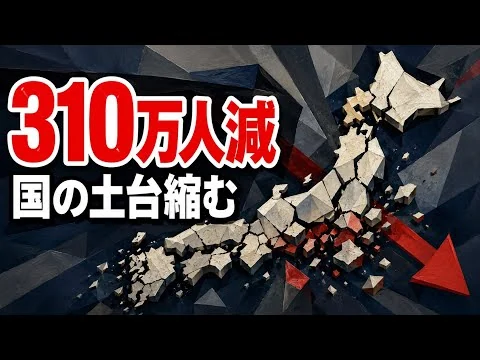 画像 【国勢調査】人口310万人減で日本経済の前提が変わる。労働力不足と東京集中の深刻な実態。