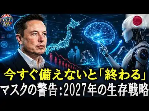 画像 【緊急警告】イーロン・マスク自身も震えたAIの脅威…「2026年に人類に起こる」恐ろしい予言