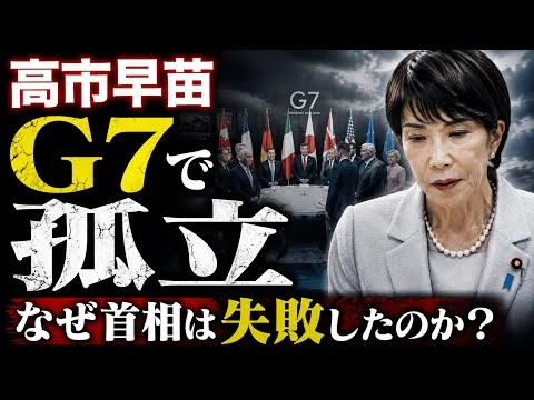 画像 高市早苗G7で孤立！世界の大きい動線から外れ続けるのは何故か？元朝日新聞・記者佐藤章さんと一月万冊
