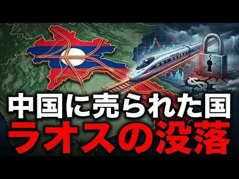 画像 国土が丸ごと渡った中国高速鉄道を敷設した結果、国家破綻の危機に直面したラオス