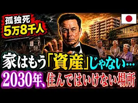 画像 家はもう「資産」じゃない…イーロン・マスクが警告する2030年、住んではいけない場所